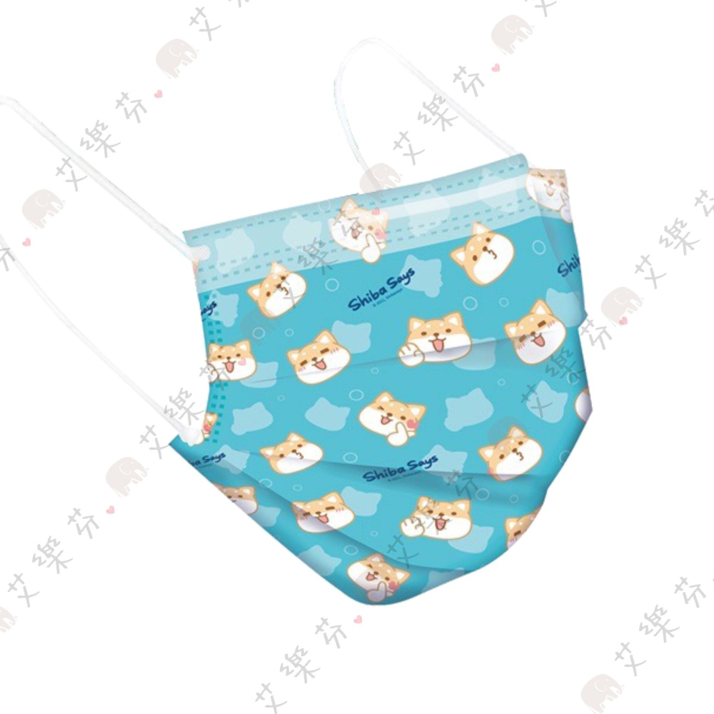 【摩戴舒 平面親子醫用口罩】醫療口罩 醫用 平面口罩 成人 兒童 台灣製造 柴語錄 藍 黃 可愛精選-細節圖4