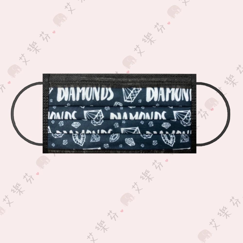 【藤花 宏瑋 平面成人防護口罩】防護口罩 平面口罩 成人 台灣製造 撞色 白色 橘色 慶祝 彩帶 生日-細節圖7