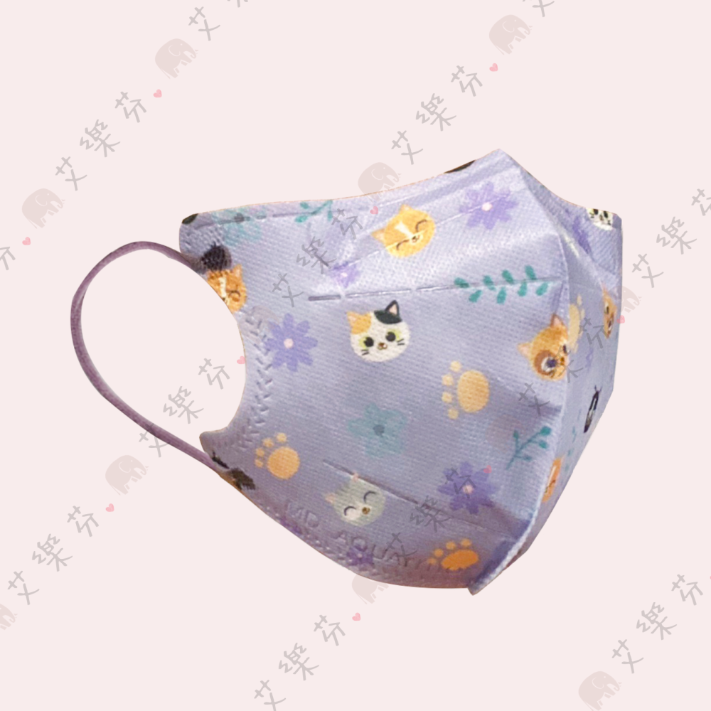 【凱上 3D立體兒童醫用口罩】醫療口罩 醫用 立體口罩 兒童 台灣製造 圖案 塗鴉板 彩虹獨角獸 噗噗車 恐龍派對-細節圖9