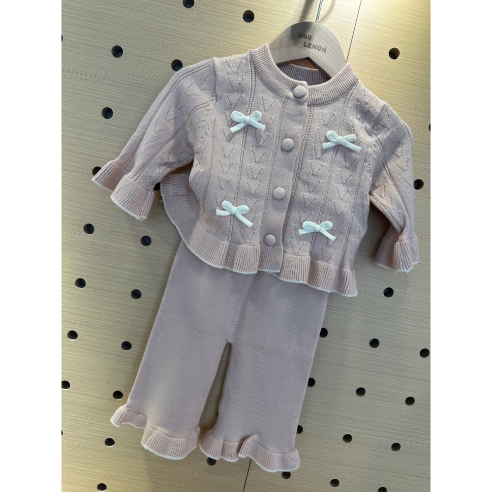 🌸 高質感韓系嬰幼兒針織兩件套｜小公主必收款 🌸-細節圖2