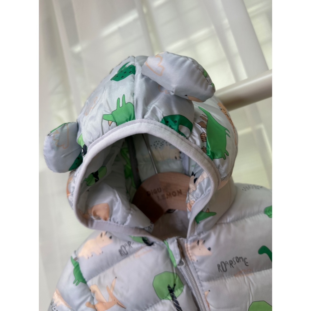 童趣鋪棉連帽外套-男寶-細節圖2