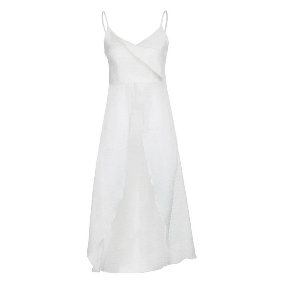 𝑩𝑶𝑾𝑨˚✿˖ 選品｜韓國小眾設計感不規則飄帶吊帶上衣-細節圖5