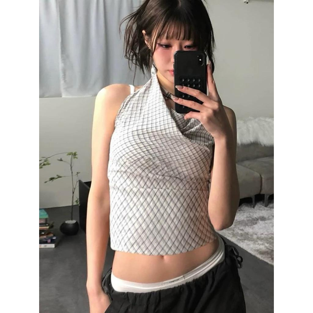 𝑩𝑶𝑾𝑨˚✿˖ 選品｜2025小眾設計款格紋上衣-細節圖4