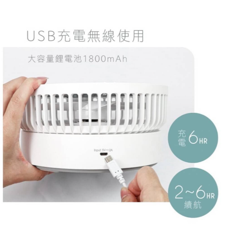 【KINYO】露營必備摺疊桌掛三用扇 (UF-8625)-細節圖5