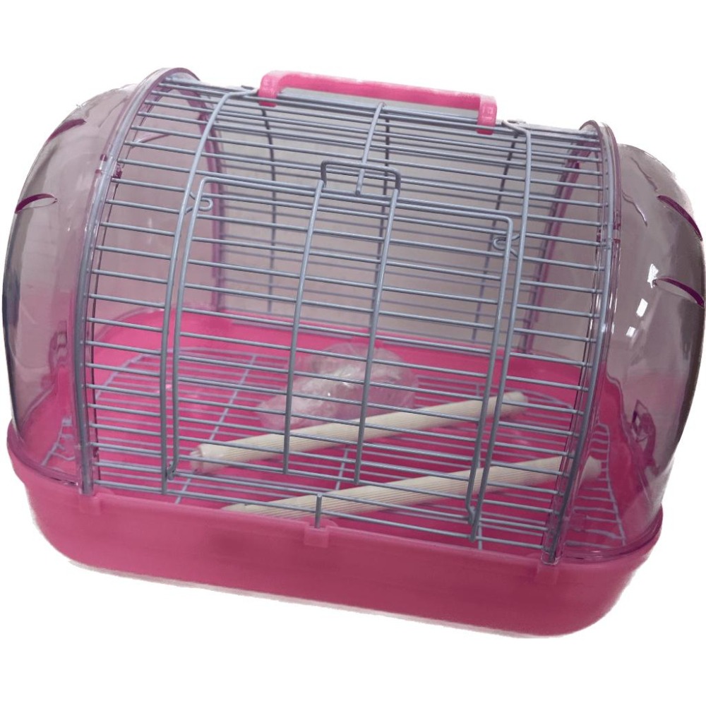 🦜擇木鸚鵡｜(小)水晶外出籠(多色)｜鸚鵡外出籠、小寵外出籠、鳥外出籠、透明外出籠、倉鼠外出籠-細節圖4