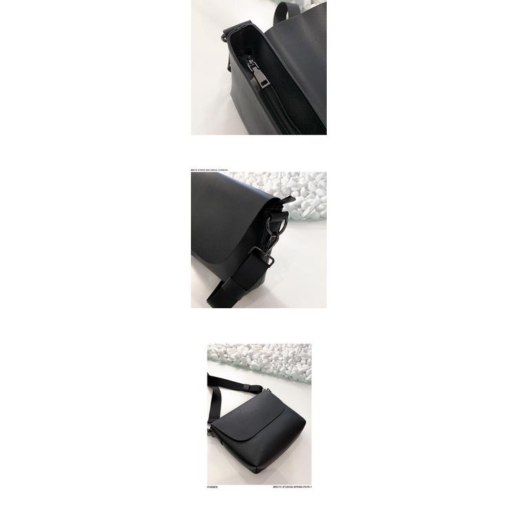 <現貨在台>日系經典款男單肩背包韓版輕便小包休閒斜背包-細節圖6