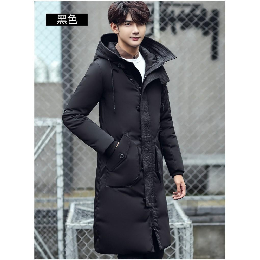 現貨 防寒大衣 男 防風 長版大衣 保暖大衣 防寒 衝鋒衣  韓版 秋冬大衣 男生大衣 長版風衣 防風外套-細節圖3