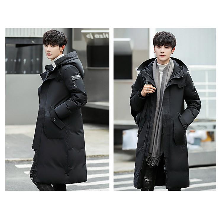 現貨 防寒大衣 男 防風 長版大衣 保暖大衣 防寒 衝鋒衣  韓版 秋冬大衣 男生大衣 長版風衣 防風外套-細節圖5