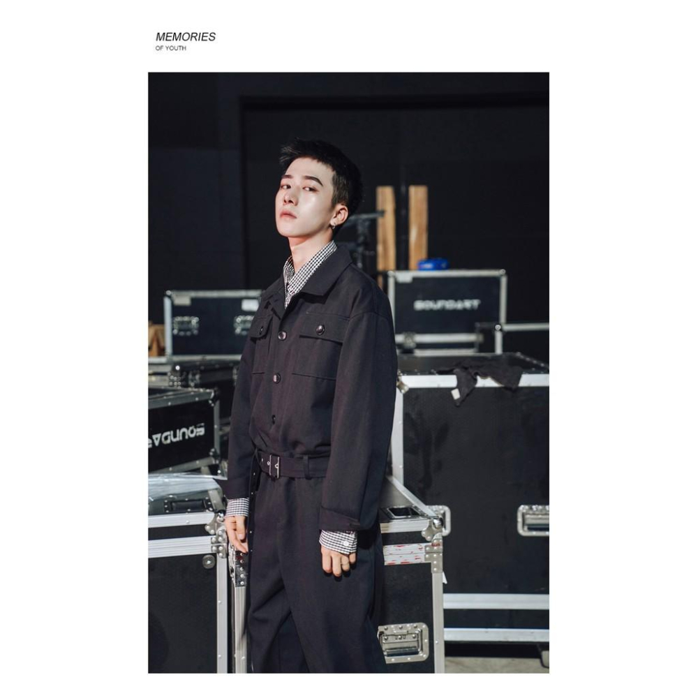 🔥<現貨在台> 連身褲 寬版 工作褲 工作長褲 連身長褲 長褲 工裝 工裝長褲 套裝 連身工作服 男 寬鬆風 INS風-細節圖5