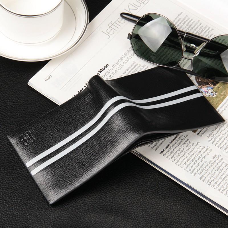 現貨 高質感皮製 多層短夾 皮製 皮質 錢包 紳士 男生錢包 男士錢包 零錢包 短夾 男生禮物-細節圖2