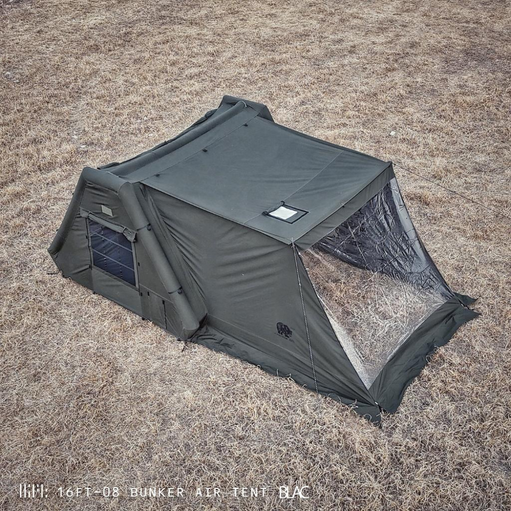 【BLAC黑客】16FT科技棉充氣帳篷 含拓展套件TPU門片 TANK BUNKER AIR TENT-細節圖5