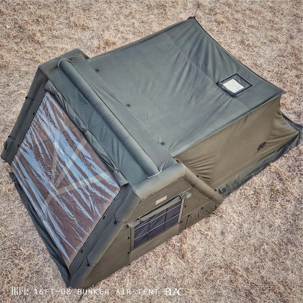 【BLAC黑客】16FT科技棉充氣帳篷 含拓展套件TPU門片 TANK BUNKER AIR TENT-細節圖6