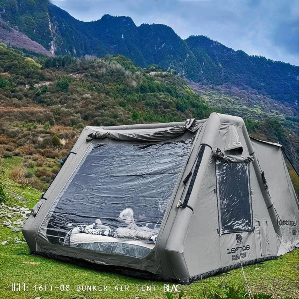 【BLAC黑客】16FT科技棉充氣帳篷 含拓展套件TPU門片 TANK BUNKER AIR TENT-細節圖9