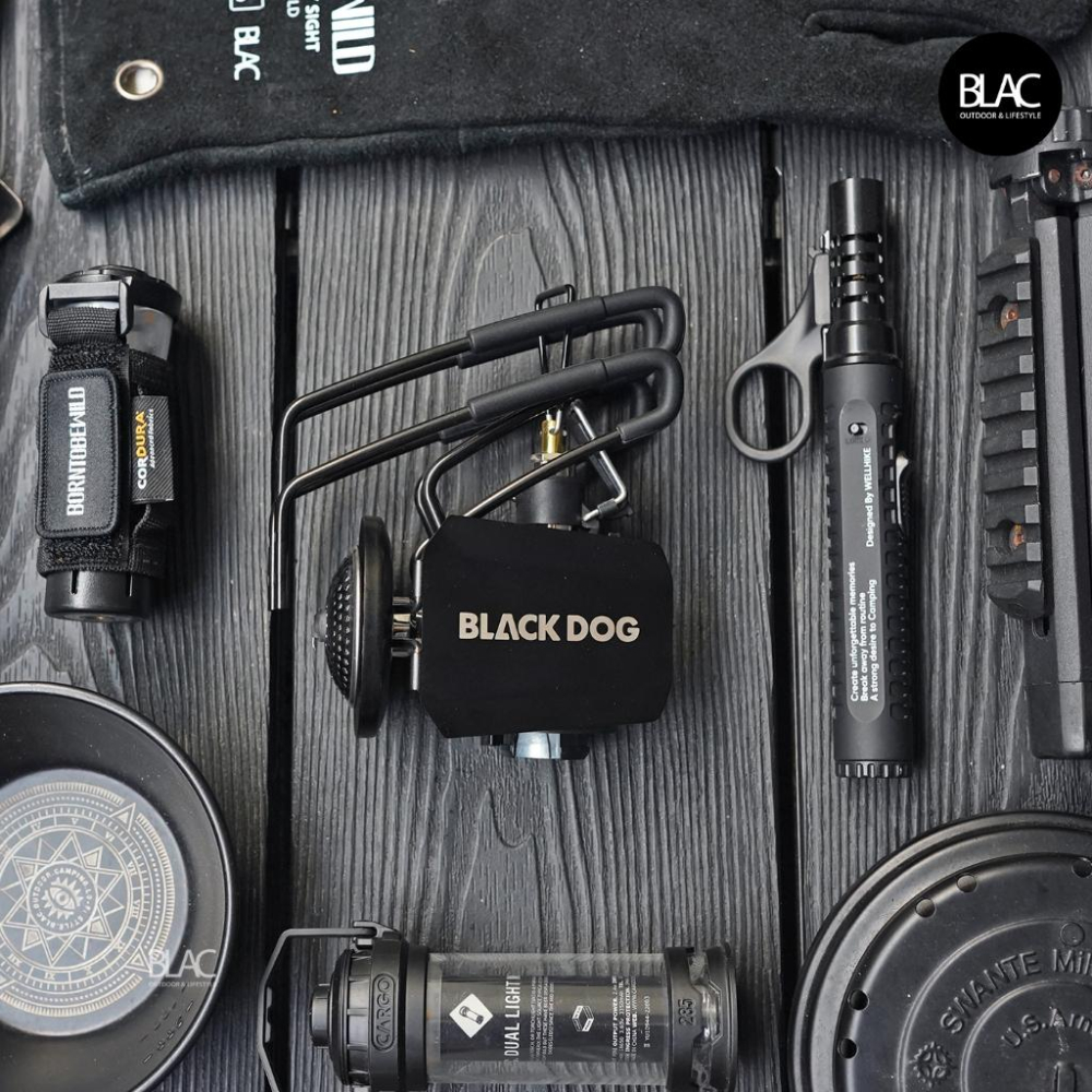 【BLAC黑客】BLACKDOG黑狗蜘蛛爐套裝2900w含點火器及爐腳止滑套 卡式爐高山爐-細節圖3