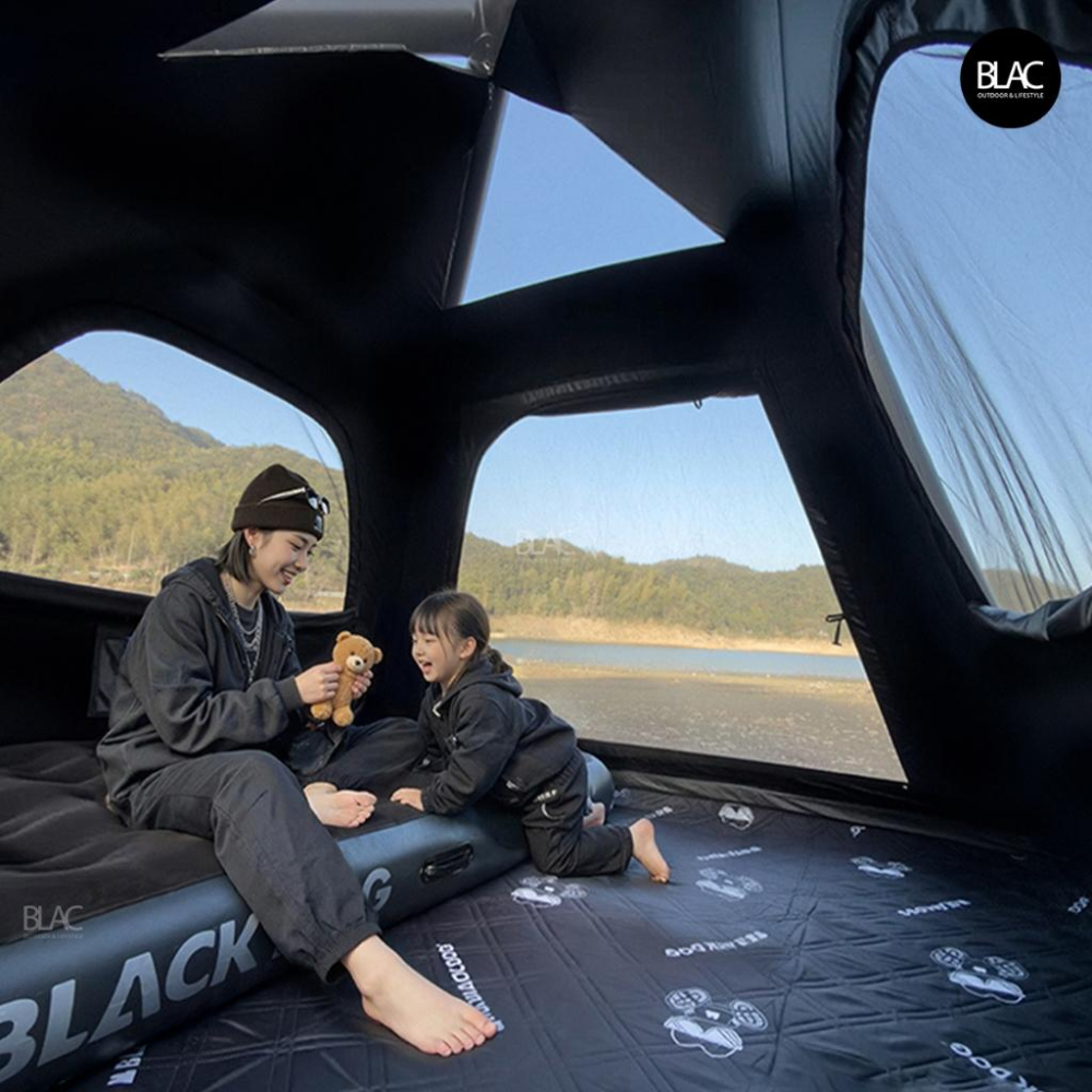 【BLAC黑客】BLACKDOG黑狗air充氣帳篷速搭帳篷240x240cm-細節圖6