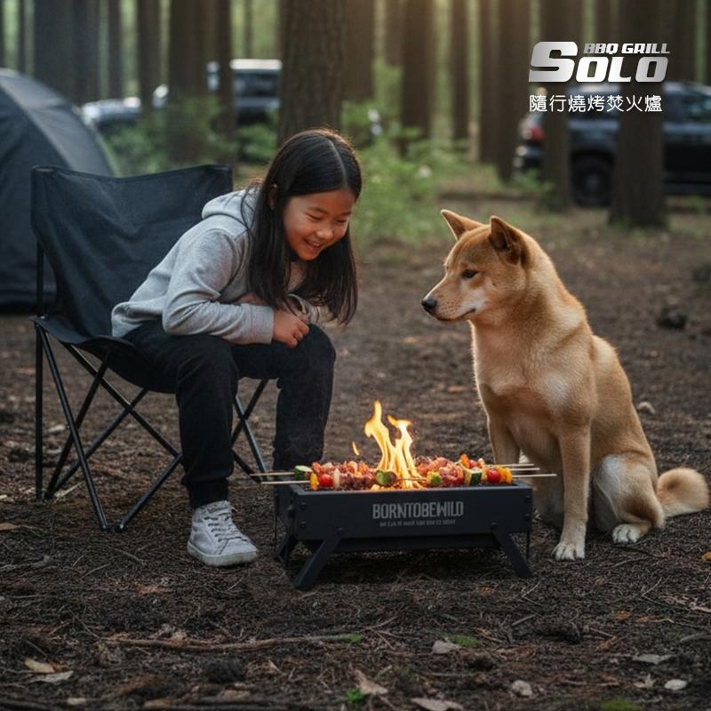 【BLAC黑客】不鏽鋼烤爐焚火爐焚火台 無需組裝2kg輕量爐體 BORNTOBEWILD-細節圖9