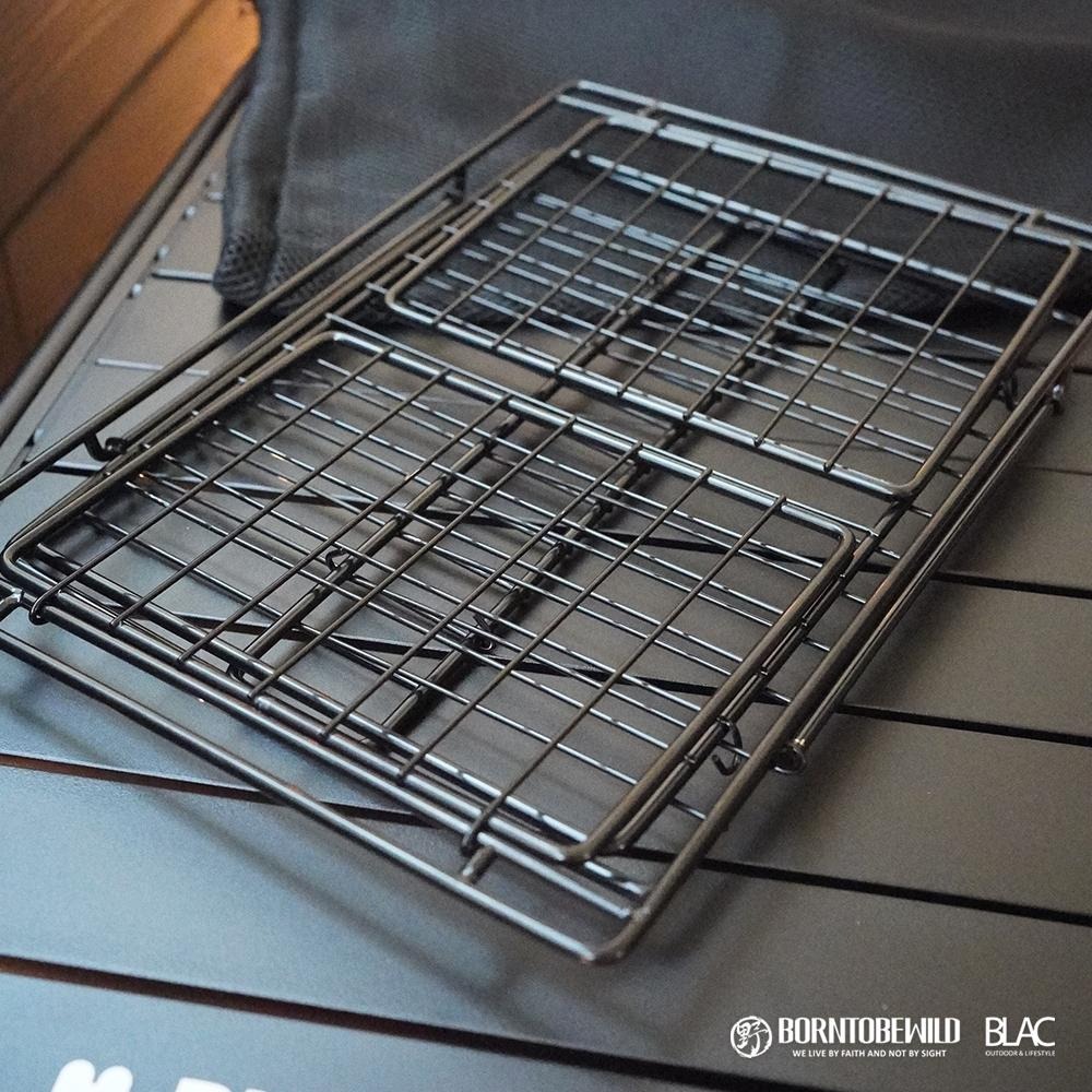 【BLAC黑客】304不鏽鋼IGT折疊瀝水籃餐具籃 自立嵌入兩用 秒開秒收全金屬件-細節圖9