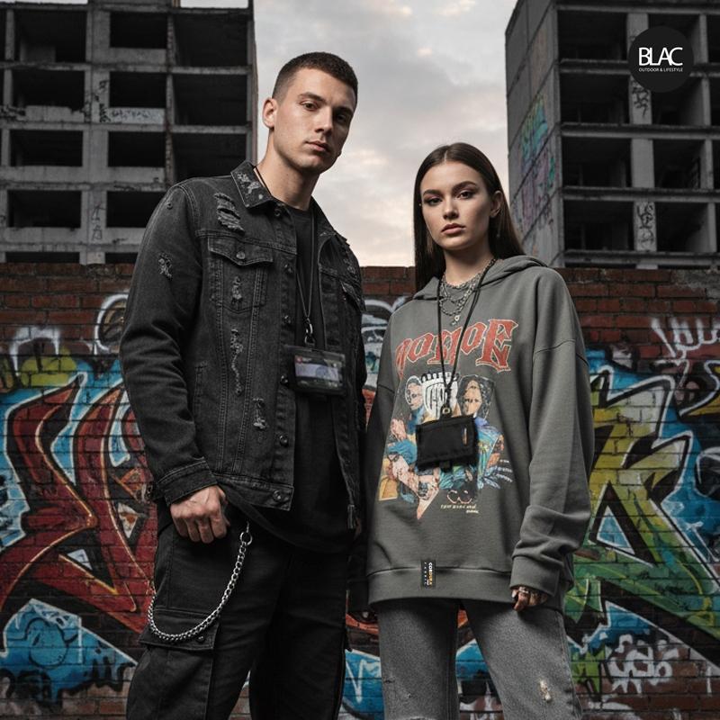 【BLAC黑客】Cordura®證件零錢卡包識別證套皮夾錢包 1000D彈道尼龍 橫式對折-細節圖8