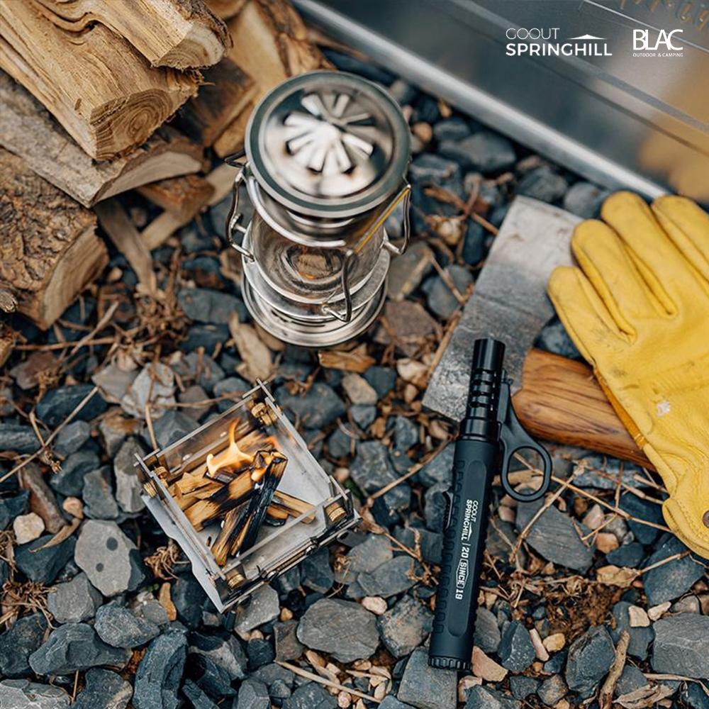 【BLAC黑客】春山SPRINGHILL mimi焚火台觀火台 可燃燒塔香、薰香、香薰蠟燭 附收納袋-細節圖5