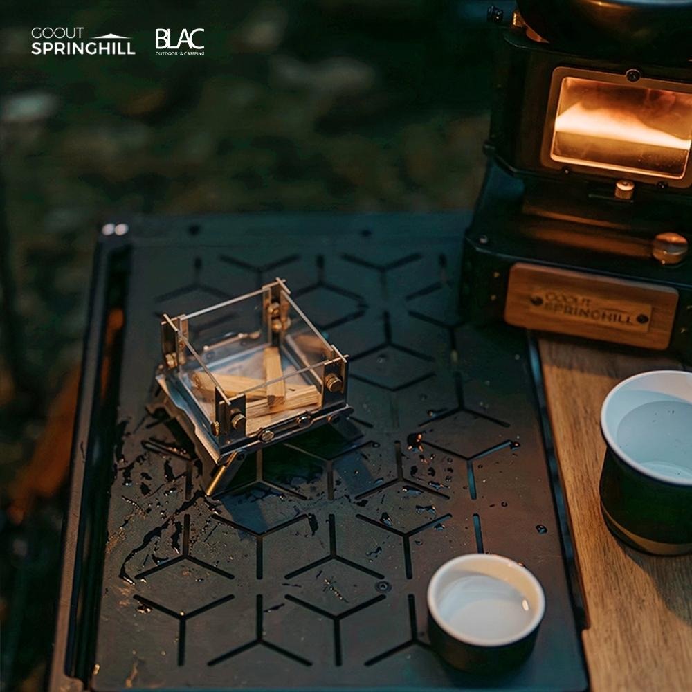 【BLAC黑客】春山SPRINGHILL mimi焚火台觀火台觀火爐 可燃燒塔香、薰香、香薰蠟燭 附收納袋-細節圖2