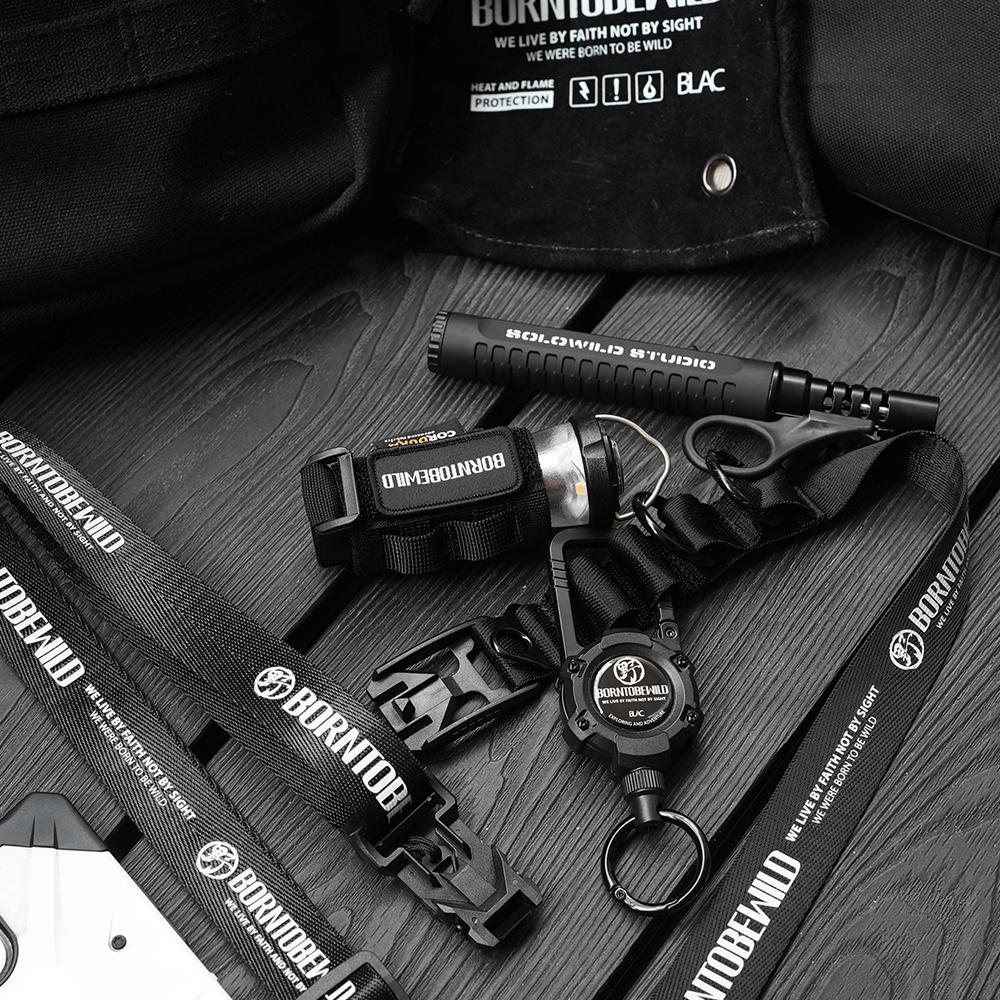 【BLAC黑客】GOALZERO戰術風格保護套含魔鬼氈士氣章 軍規CORDURA1000D  BORNTOBEWILD-細節圖3