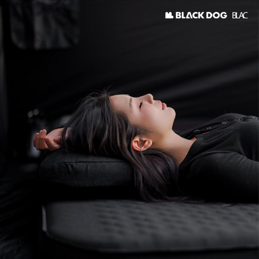 【BLAC黑客】BLACKDOG黑狗免充氣記憶泡棉枕 柔軟親膚抑菌面料-細節圖4