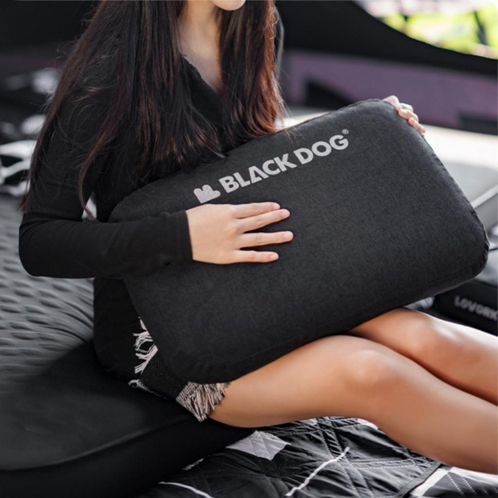 【BLAC黑客】BLACKDOG黑狗免充氣記憶泡棉枕 柔軟親膚抑菌面料-細節圖2