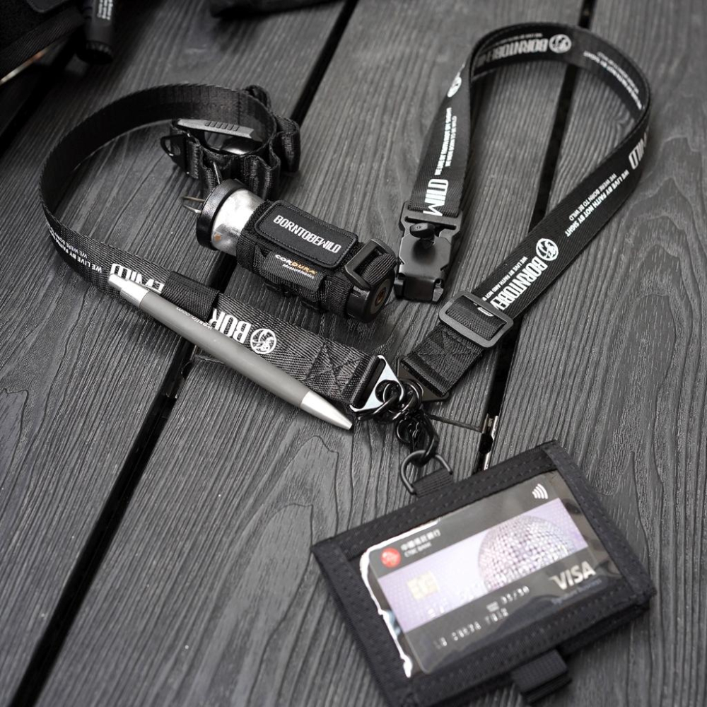 【BLAC黑客】磁吸戰術掛繩手機掛繩證件掛繩 長短可調 可頸掛斜背BORNTOBEWILD-細節圖4
