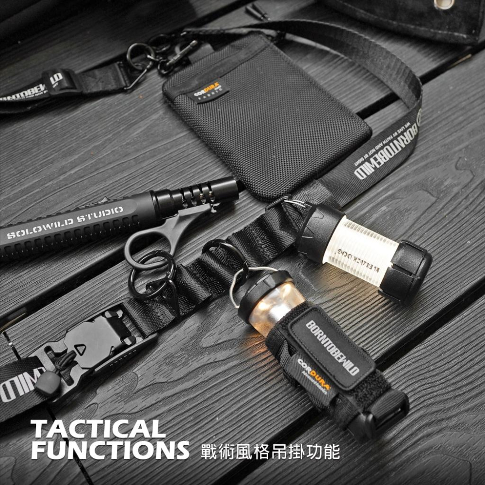 【BLAC黑客】磁吸戰術掛繩手機掛繩證件掛繩 長短可調 可頸掛斜背BORNTOBEWILD-細節圖7