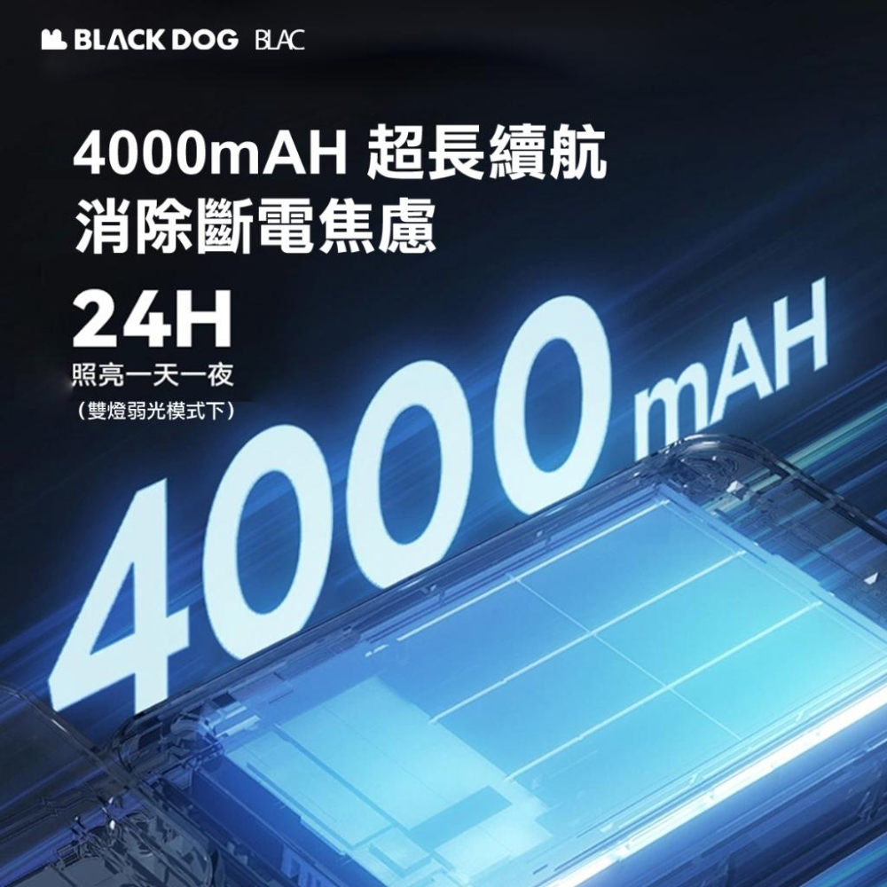 【BLAC黑客】BLACKDOG黑狗沐光多功能露營燈營地燈-細節圖4