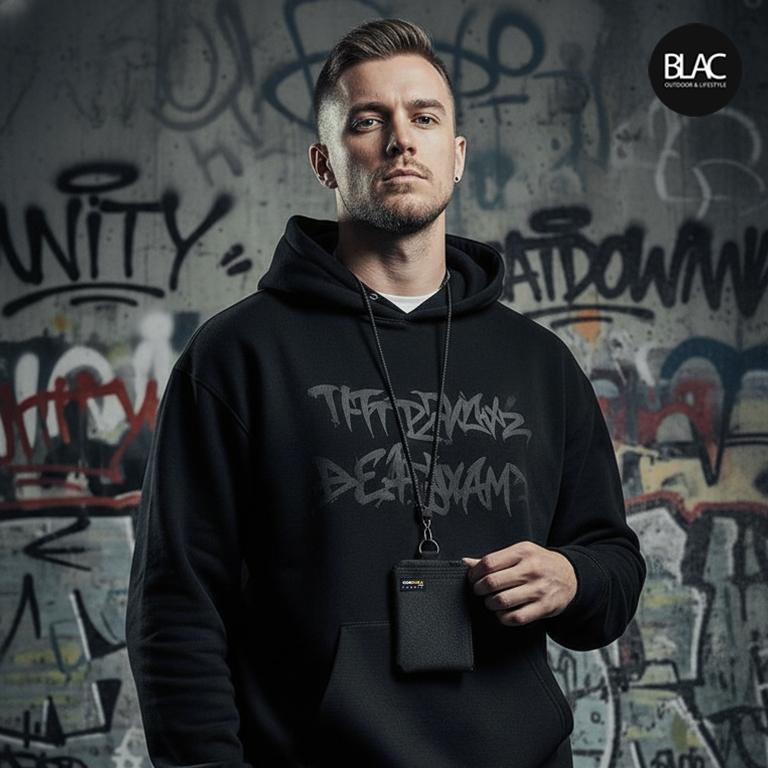 【BLAC黑客】Cordura®證件零錢卡包護照套皮夾錢包 1680D彈道尼龍 直式便攜-細節圖2