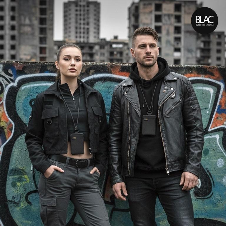 【BLAC黑客】Cordura®證件零錢卡包護照套皮夾錢包 1680D彈道尼龍 直式便攜-細節圖3
