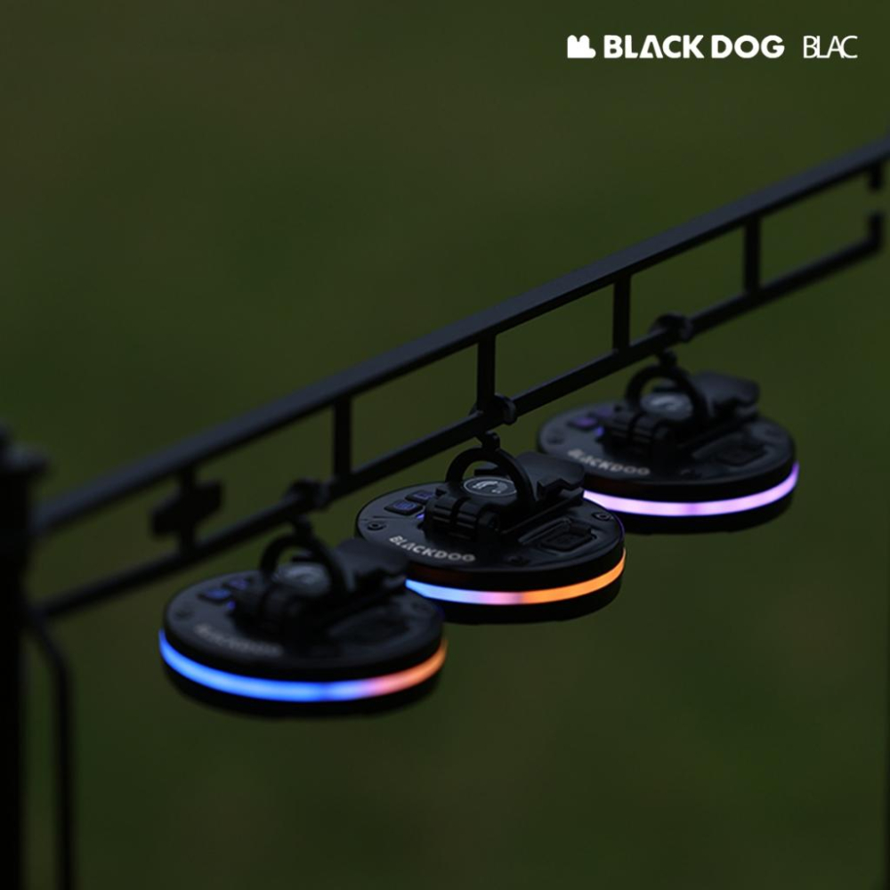 【BLAC黑客】BLACKDOG黑狗七彩露營燈氛圍燈 可掛可夾可磁吸 三色主燈七彩側燈-細節圖3