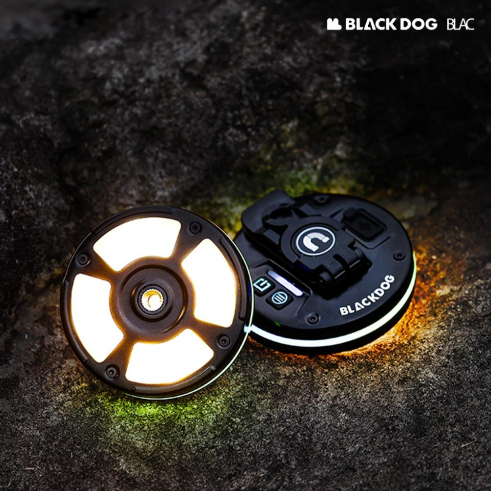 【BLAC黑客】BLACKDOG黑狗七彩露營燈氛圍燈 可掛可夾可磁吸 三色主燈七彩側燈-細節圖6