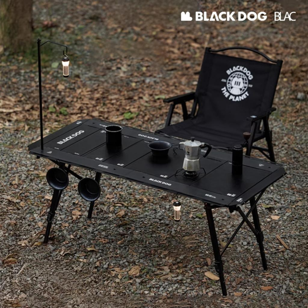【BLAC黑客】BLACKDOG黑狗IGT戰術折疊桌露營桌4.5單位 124cm/高低可調/全鋁合金/全桌拆卸收納-細節圖2