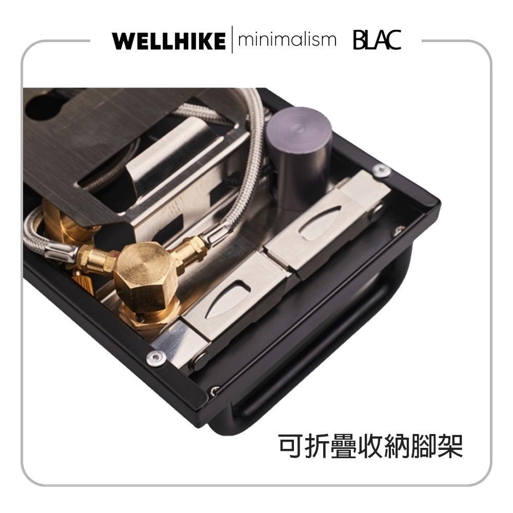 【BLAC黑客】IGT 0.5單位全黑化三頭氣爐瓦斯爐單口爐7.5kw 嵌入/自立兩用-細節圖8