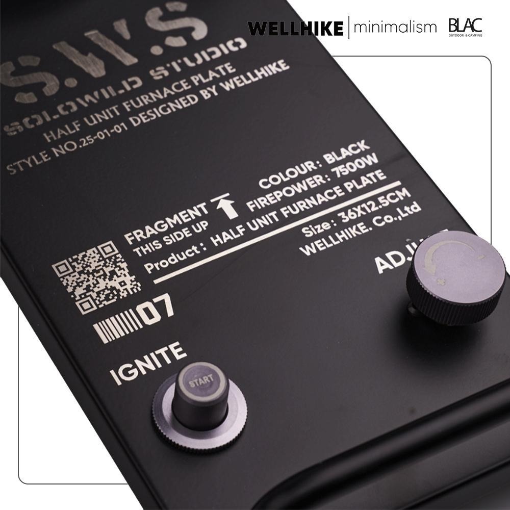 【BLAC黑客】IGT 0.5單位全黑化三頭氣爐瓦斯爐單口爐7.5kw 嵌入/自立兩用-細節圖9
