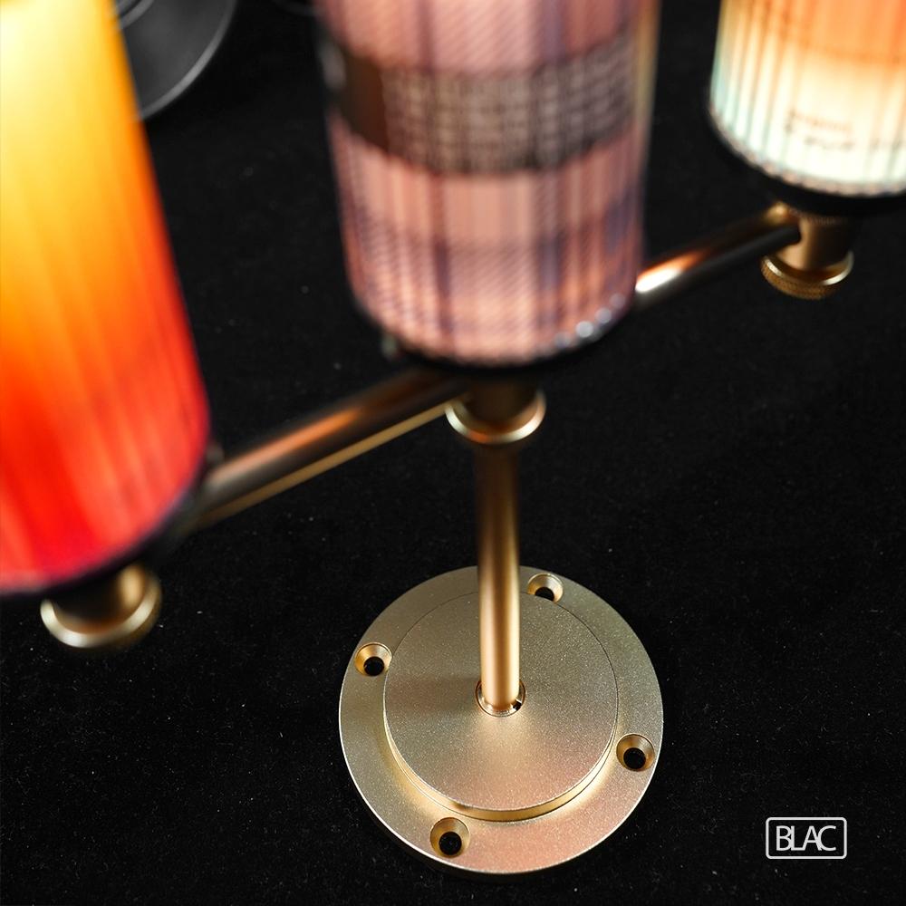 【BLAC黑客】桌上型燭台燈架三頭延伸燈架 1/4英吋螺牙 多種變化組合-細節圖8