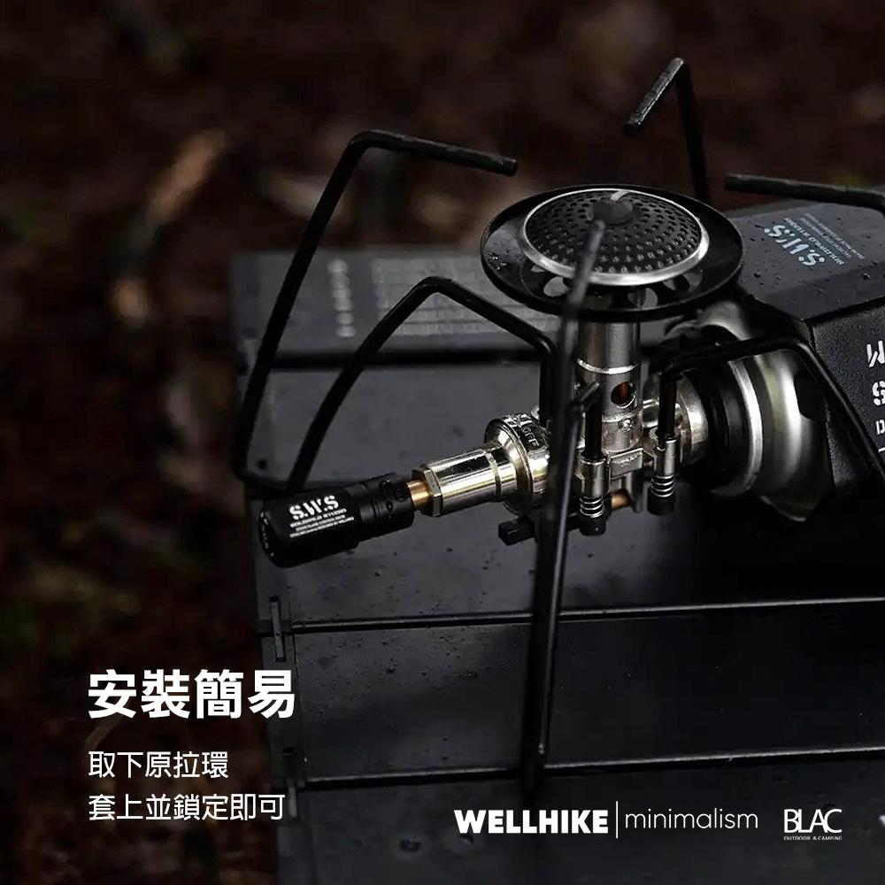 【BLAC黑客】蜘蛛爐氣閥旋鈕火力調節旋鈕SOTO310 SOTO340適用 全鋁合金-細節圖2