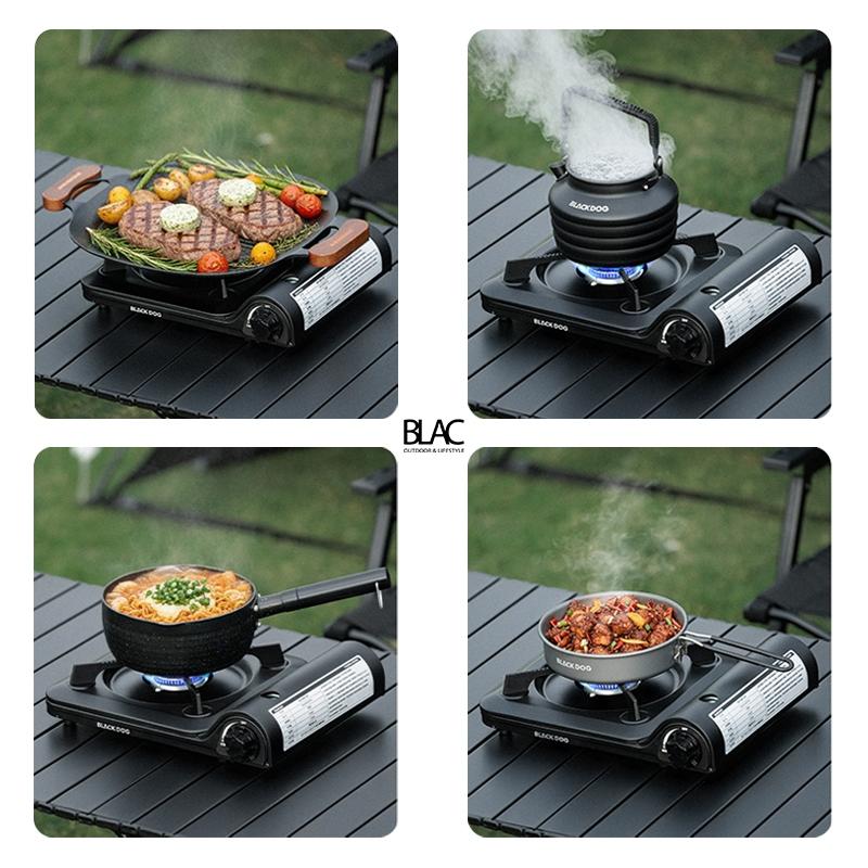 【BLAC黑客】BLACKDOG黑狗超薄輕盈卡式爐瓦斯爐3300w 2.5cm輕薄美型爐身 1.26kg輕量化-細節圖9