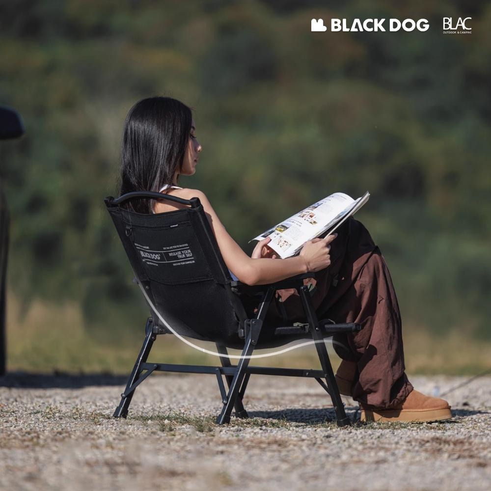 【BLAC黑客】BLACKDOG黑狗可拆卸折疊椅克米特椅露營椅 6063鋁合金 雙層600D牛津布-細節圖8