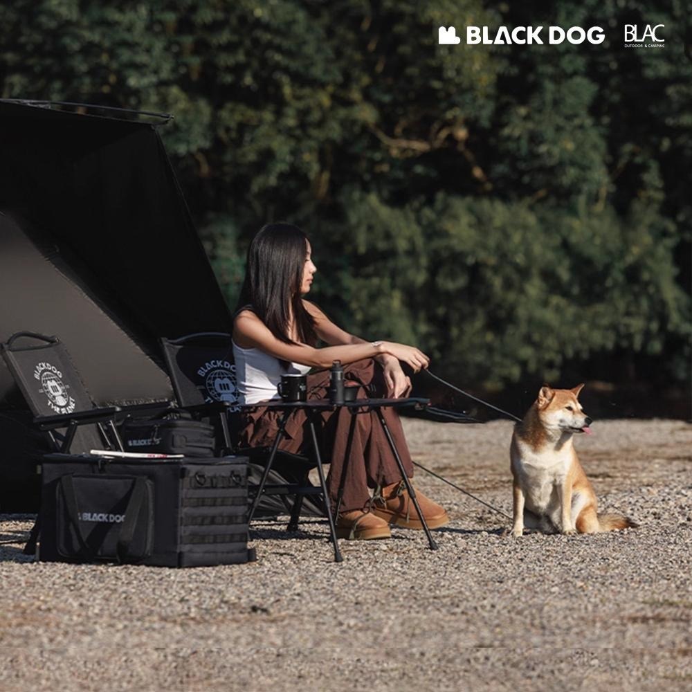 【BLAC黑客】BLACKDOG黑狗可拆卸折疊椅克米特椅露營椅 6063鋁合金 雙層600D牛津布-細節圖5