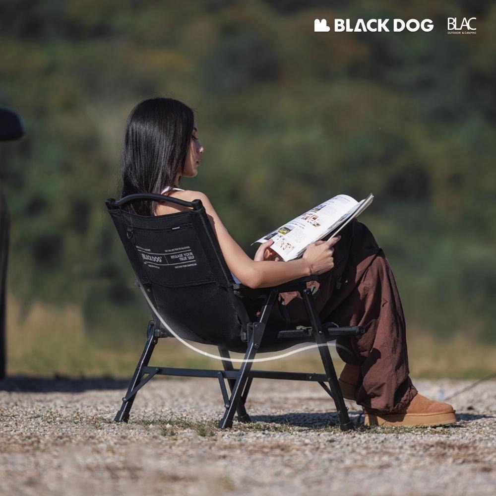 【BLAC黑客】BLACKDOG黑狗可拆卸折疊椅克米特椅露營椅 6063鋁合金 雙層600D牛津布-細節圖8
