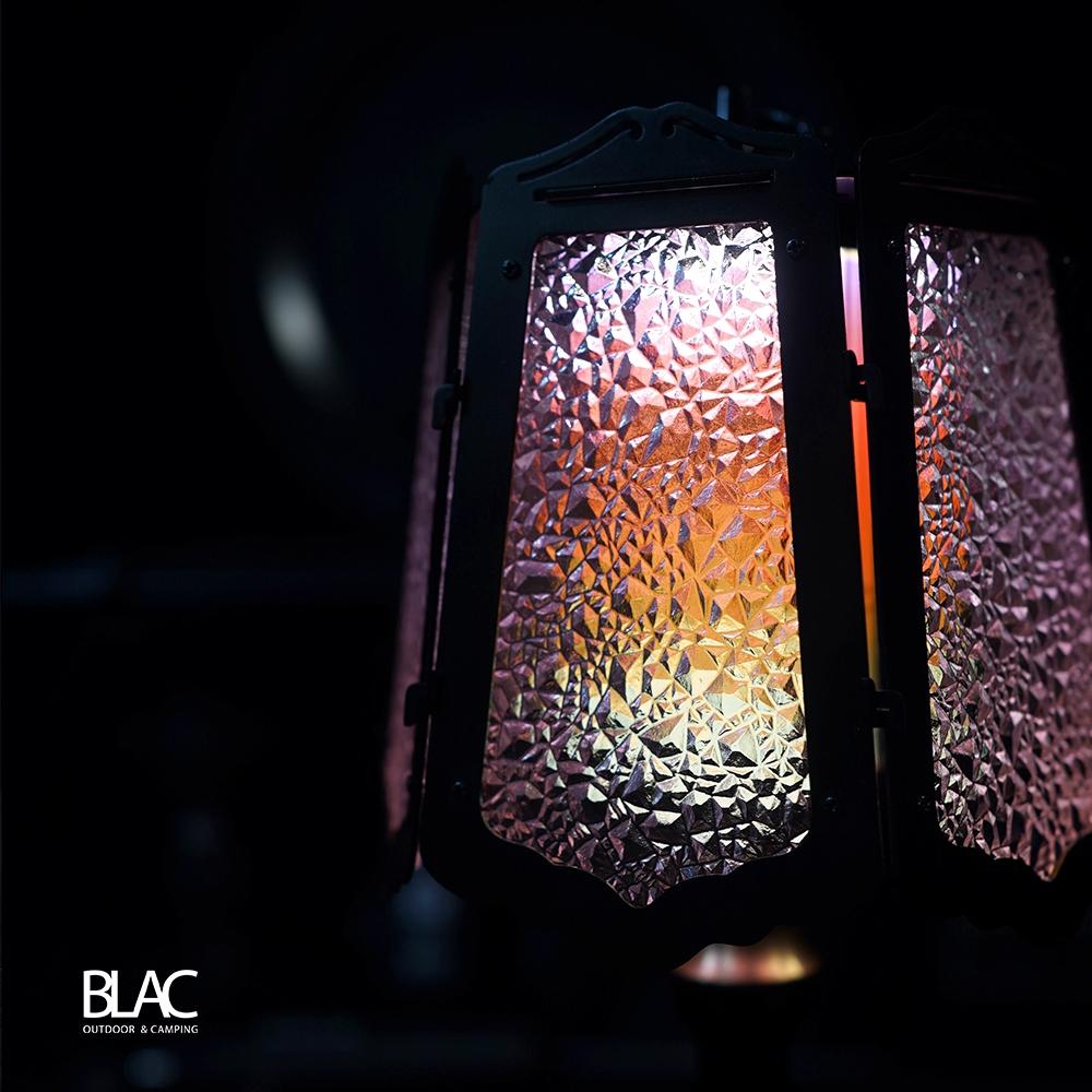 【BLAC黑客】復古琉璃鐵藝燈罩 適用於GoalZero 38explore Ledlenser ML4 可拆卸附收納袋-細節圖2