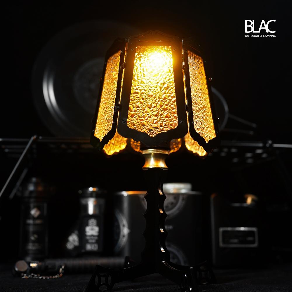 【BLAC黑客】復古琉璃鐵藝燈罩 適用於GoalZero 38explore Ledlenser ML4 可拆卸附收納袋-細節圖4