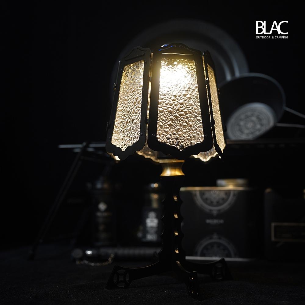 【BLAC黑客】復古琉璃鐵藝燈罩 適用於GoalZero 38explore Ledlenser ML4 可拆卸附收納袋-細節圖7