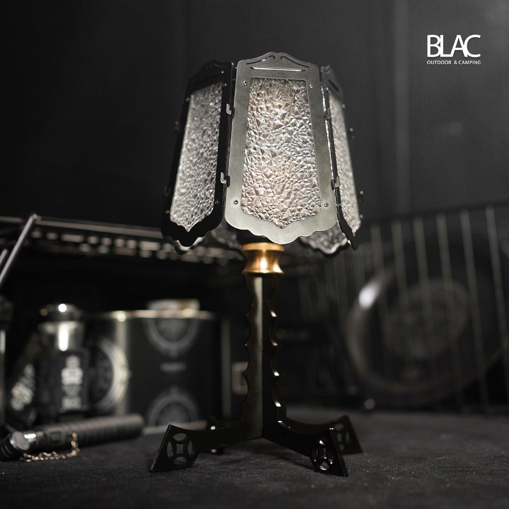 【BLAC黑客】復古琉璃鐵藝燈罩 適用於GoalZero 38explore Ledlenser ML4 可拆卸附收納袋-細節圖8