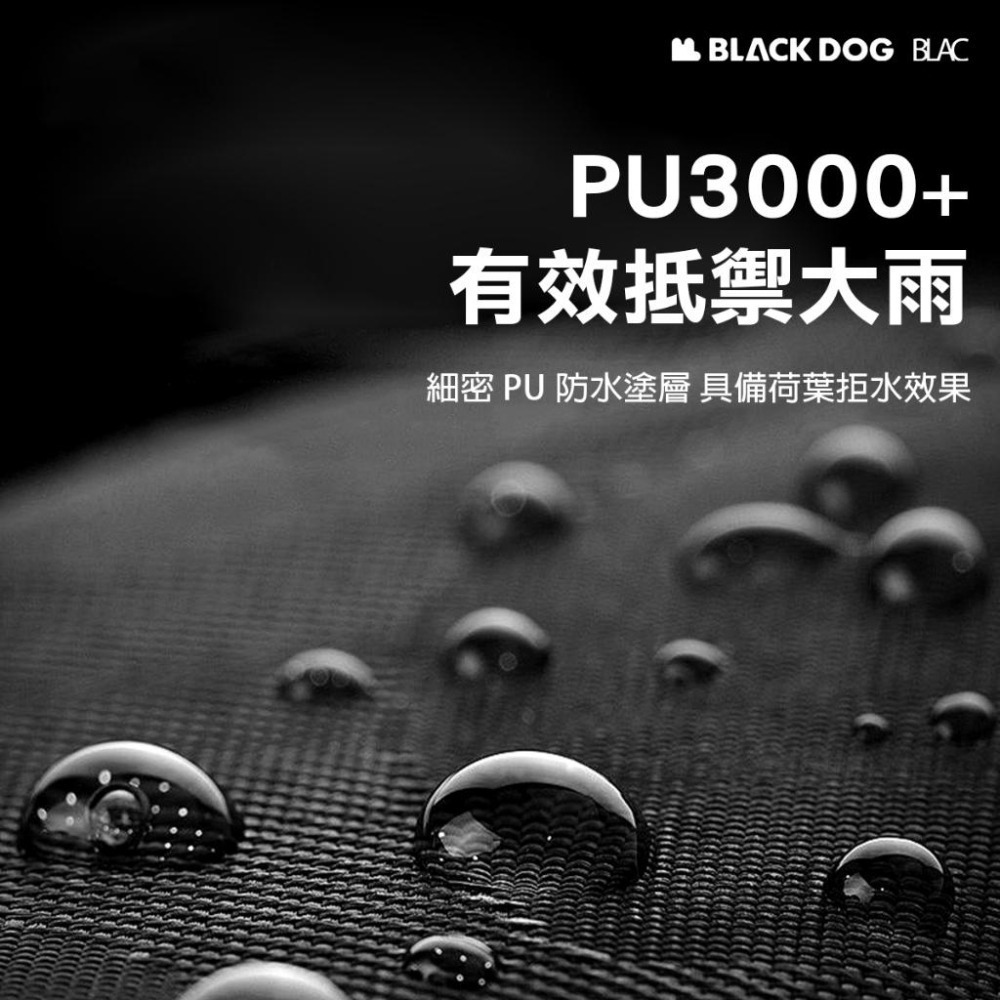 【BLAC黑客】BLACKDOG黑狗黑膠自動帳篷速搭帳屋脊帳 雲舍-細節圖8