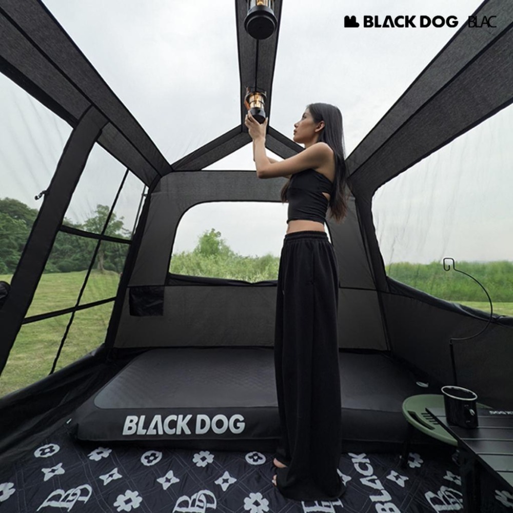 【BLAC黑客】BLACKDOG黑狗黑膠自動帳篷速搭帳屋脊帳 雲舍-細節圖4