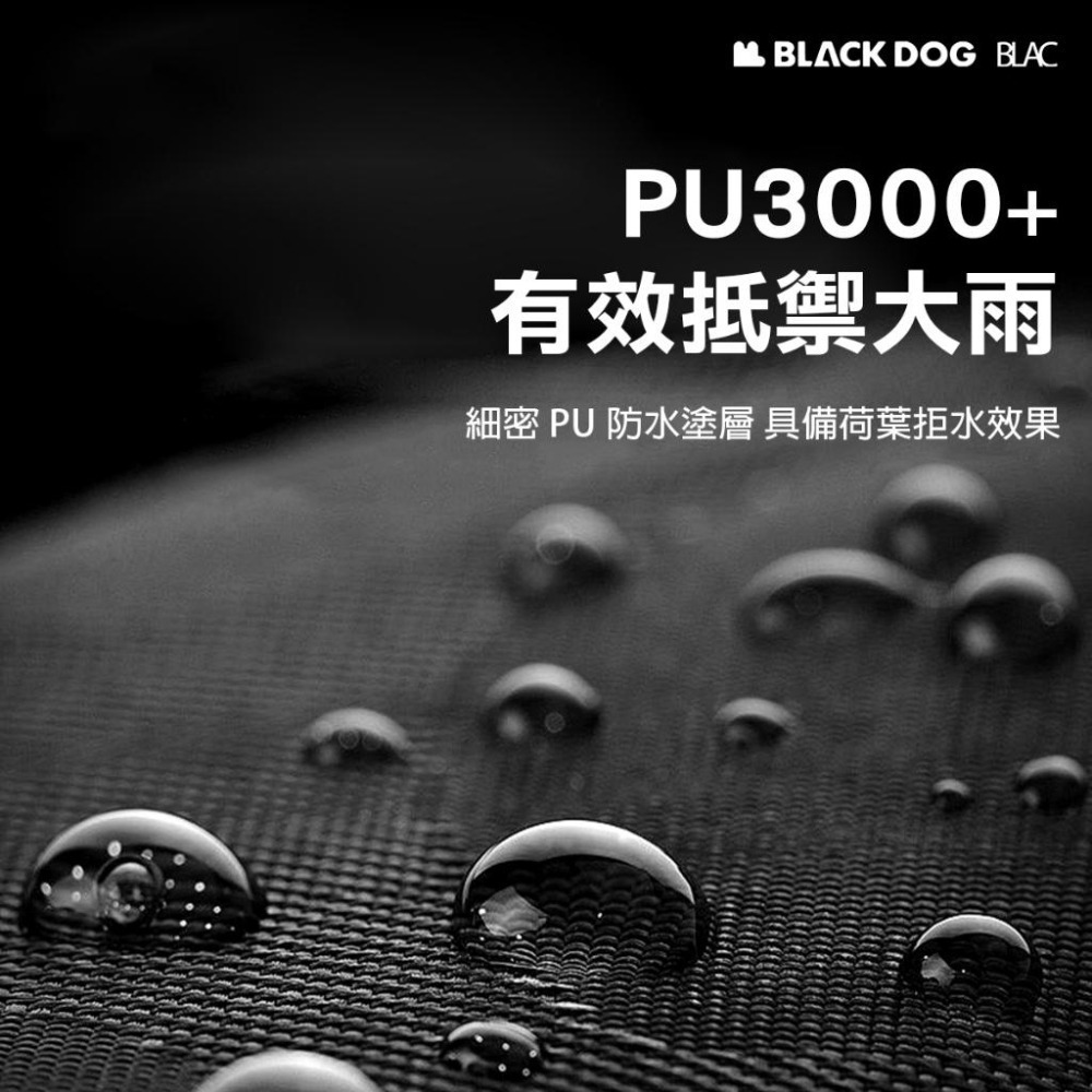 【BLAC黑客】BLACKDOG黑狗黑膠自動帳篷速搭帳屋脊帳 雲舍-細節圖8